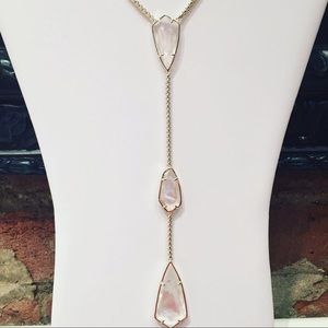 Kendra Scott Charlotte Necklace IMOP and GolD